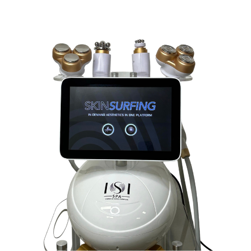 Machine esthétique minceur SkinSurfing Advanced - Appareil radiofréquence et cavitation professionnel pour le visage et le coprs
