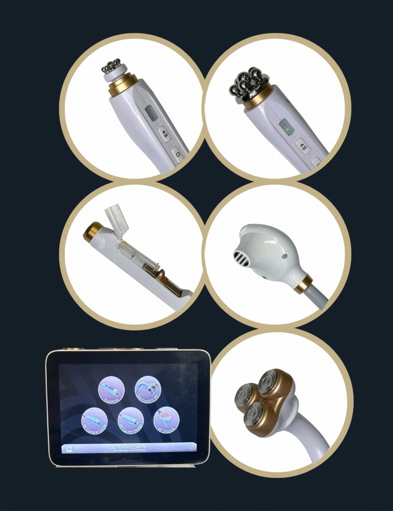 Les pièces à mains et l'interface d'EternelSkin