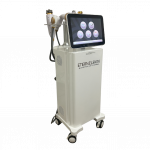 Photo de EternelSkin - un appareil combine plusieurs technologies esthétiques de pointes comme la radiofréquence, la cavitation, le cryolift, l'ultrason et le micro courants