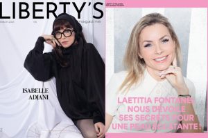 La couverture de Liberty's Magazine n°6 2025 et la première page de l'interview avec Laëtitia Fontanel